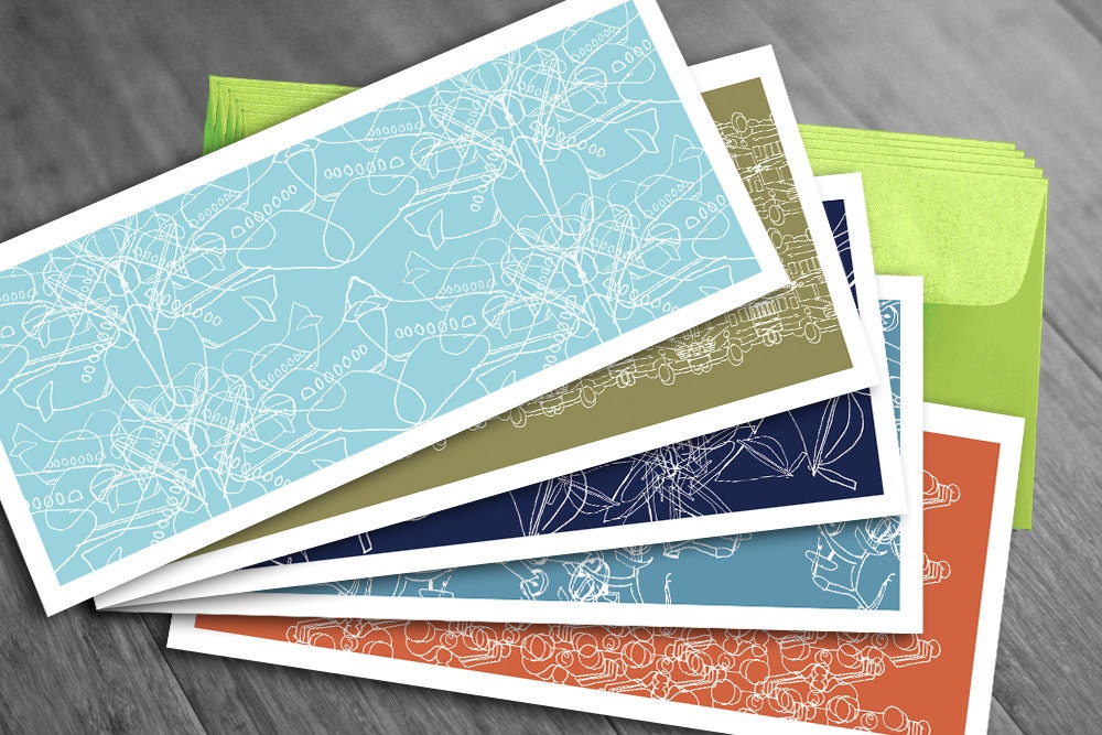 thank you card / geometric thanks / boy transportation thank you