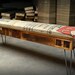 Recycled Coffee Sack Storage Benches