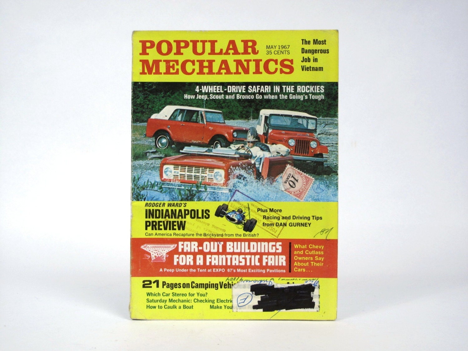 1960's Popular Mechanics Magazine, Vintage, Science, Technology, How To, DIY
