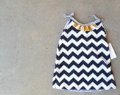 Chevron Girl tank Top with your choice of ruffle bloomers READY TO SHIp