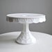 Vintage Milk Glass Cake Stand by Indiana, Constellation Pattern 1960s