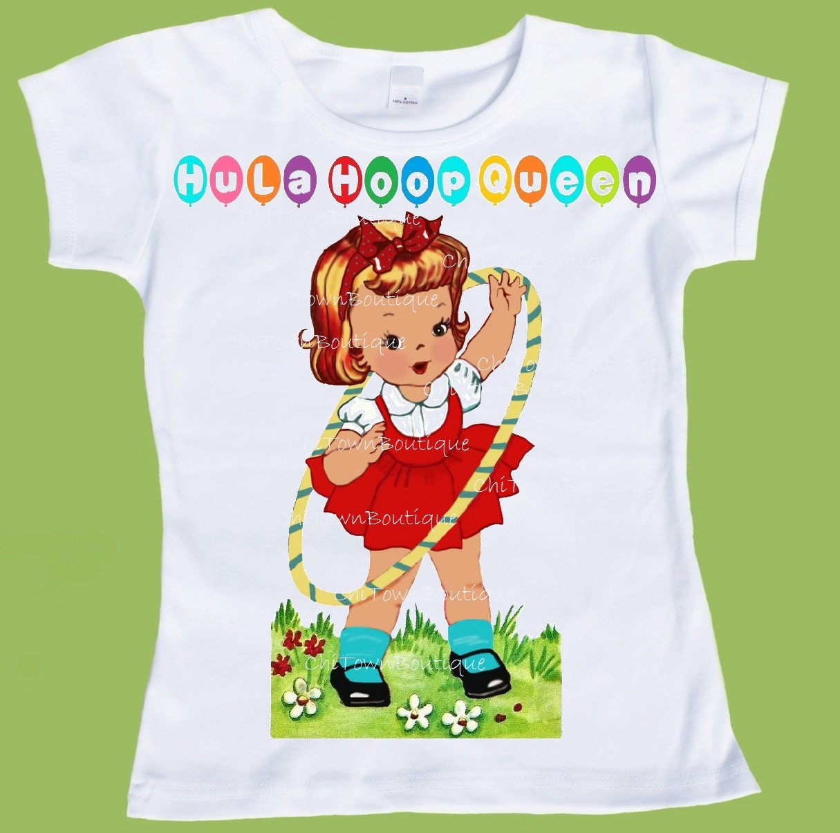 Hula Hoop  Queen Original by ChiTownBoutique.etsy