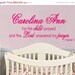 SALE 10% OFF Childrens Wall Decal MONOGRAM For this Child I Prayed Wall Quote Scripture Wall Decal Large