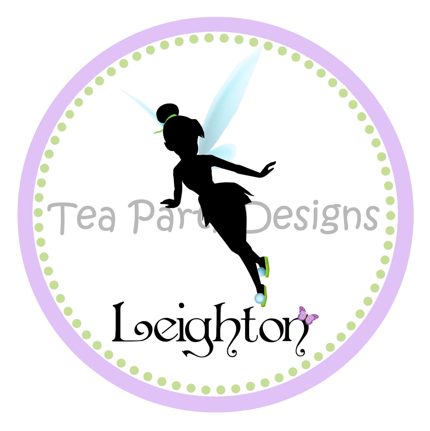 Garden Fairy..Personalized Party Iron-on Shirt Transfer Il_170x135