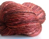 CLEARANCE - Handspun HandDyed Baby Alpaca Silk 50/50 Single Yarn - 330 yards