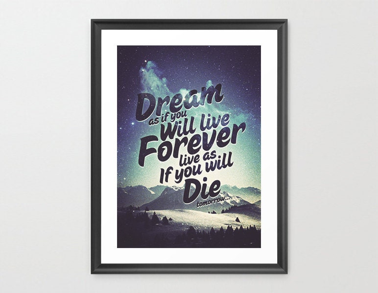 Dream - Limited Edition Quote Art Print (MEDIUM - A3)
