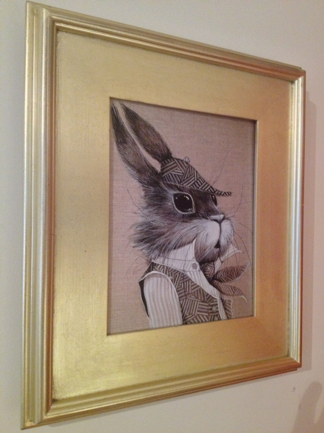 Sherlock Rabbit art print