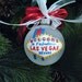 Las Vegas Ornament - Welcome To Las Vegas - Personalized Hand Painted Glass Ball Ornament