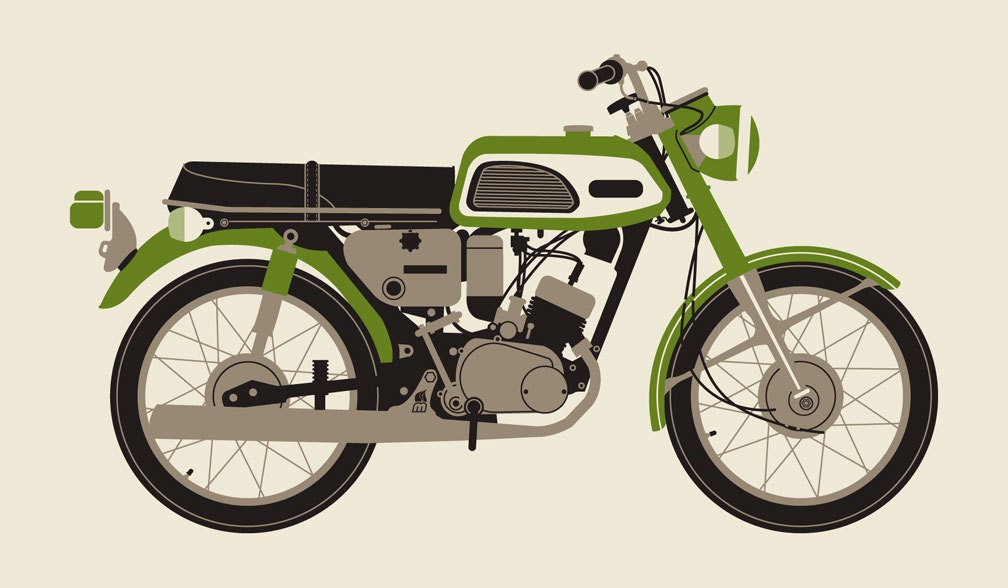 Green 1970 MOTORCYCLE