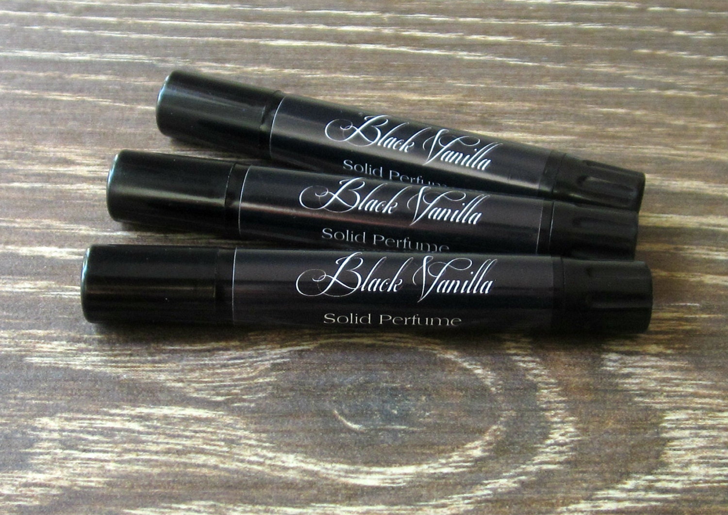 Black Vanilla Solid Perfume Stick