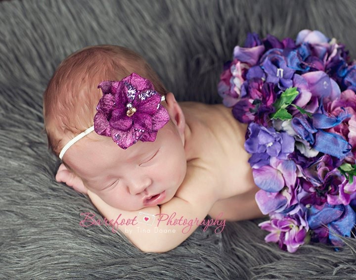 baby headband, baby girl headband, Gold headband, child headband, hair clip