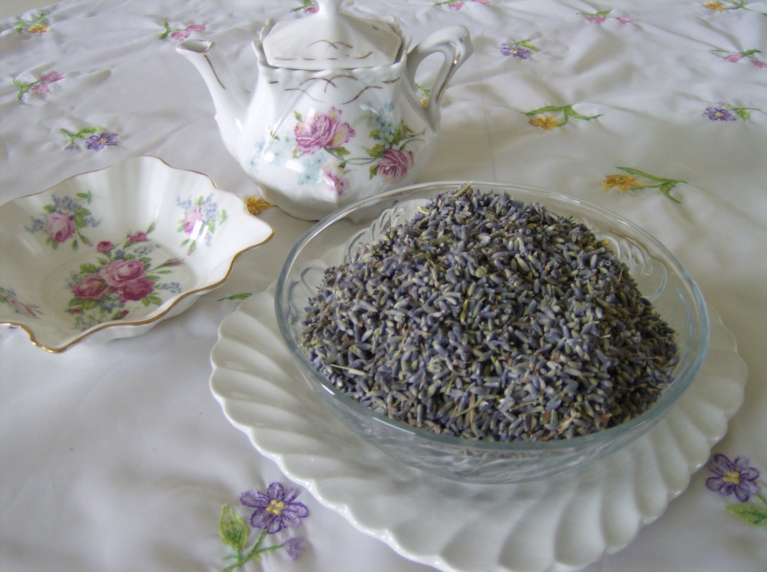 Lavender Flower Buds, Fresh, Fragrant, Gorgeous, Organic, 2 cups (approx 2 ounces)