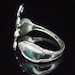 Eco Friendly Bracelet, Silverware Fork Jewelry in Curly Design Number One