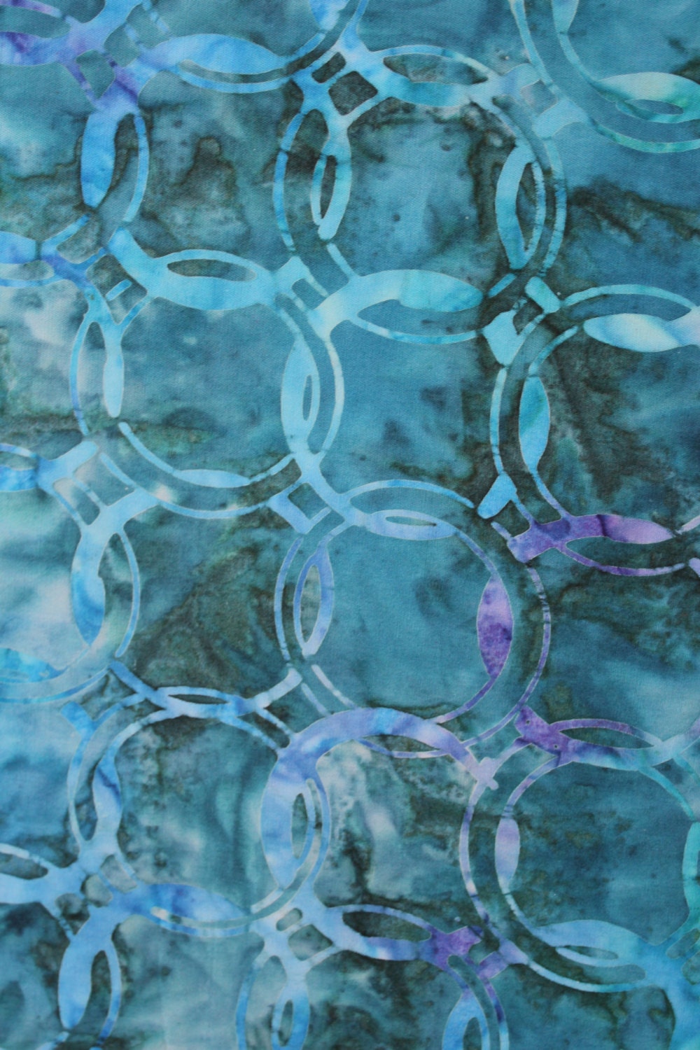 Gather Around Batik Hair Wrap, size M - dread wrap, yoga headband, scarf:  Gypsy Wraps by Julie Bartel