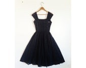 1930s-1940s ANTIQUE lace tea party dress