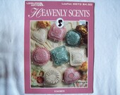 Crochet Sachet Pattern Book, Heavenly Scents, Leisure arts 2873, Thread Crochet Pattern
