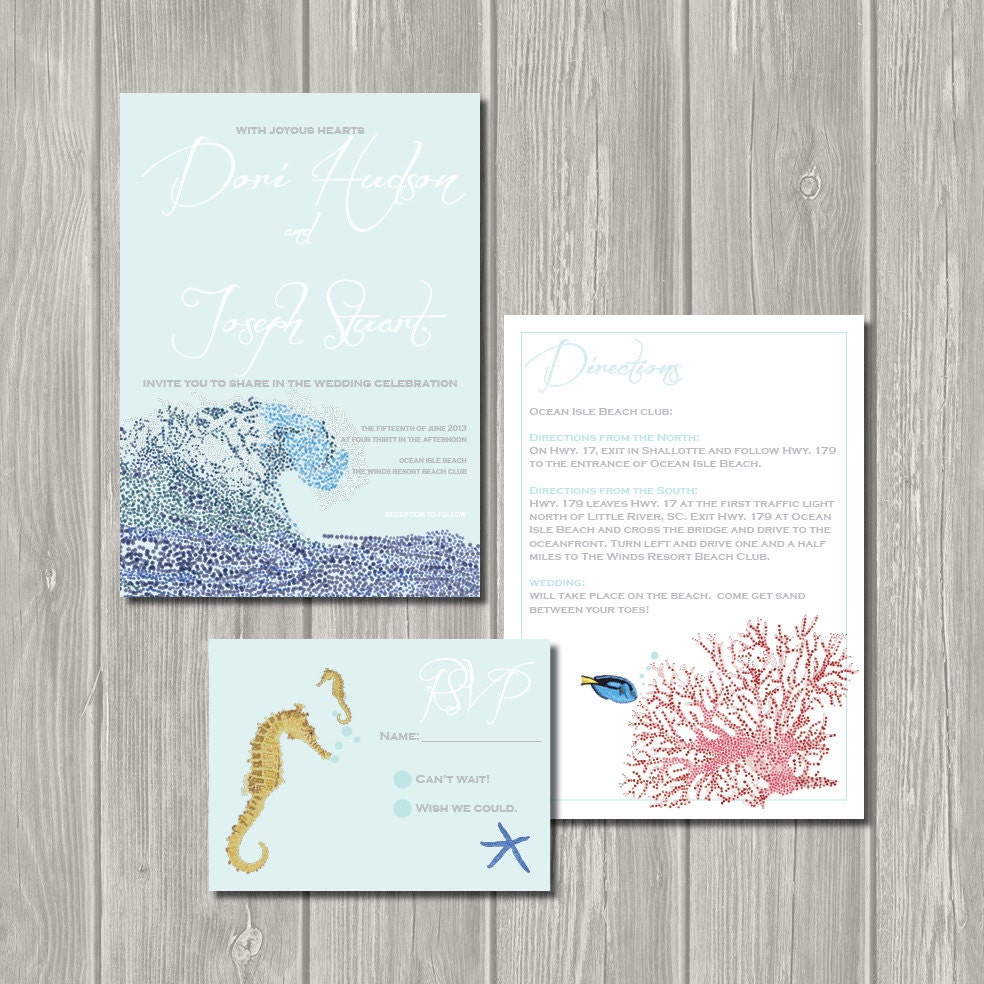 Under the Sea - The Essential Collection for a beach wedding