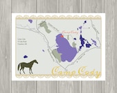 Modern Camp / Country - Printable Map