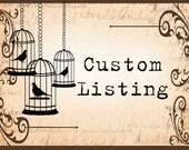 Custom Listing for Carly Buddemeyer Berger
