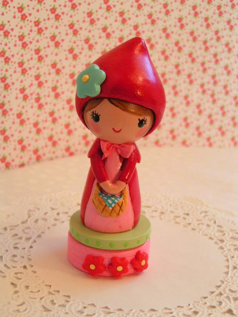 Little Red Riding Hood - Cake Topper- Play Toy ...All in One