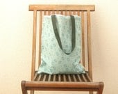 Spring Summer reversible tote bag - cotton - eco lifestyle