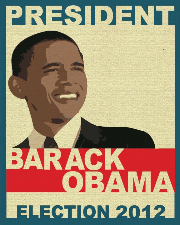 Barack Obama Limited Edition print vertical 8 x 10 retro style poster - Collectible Wall Art for Home or Office