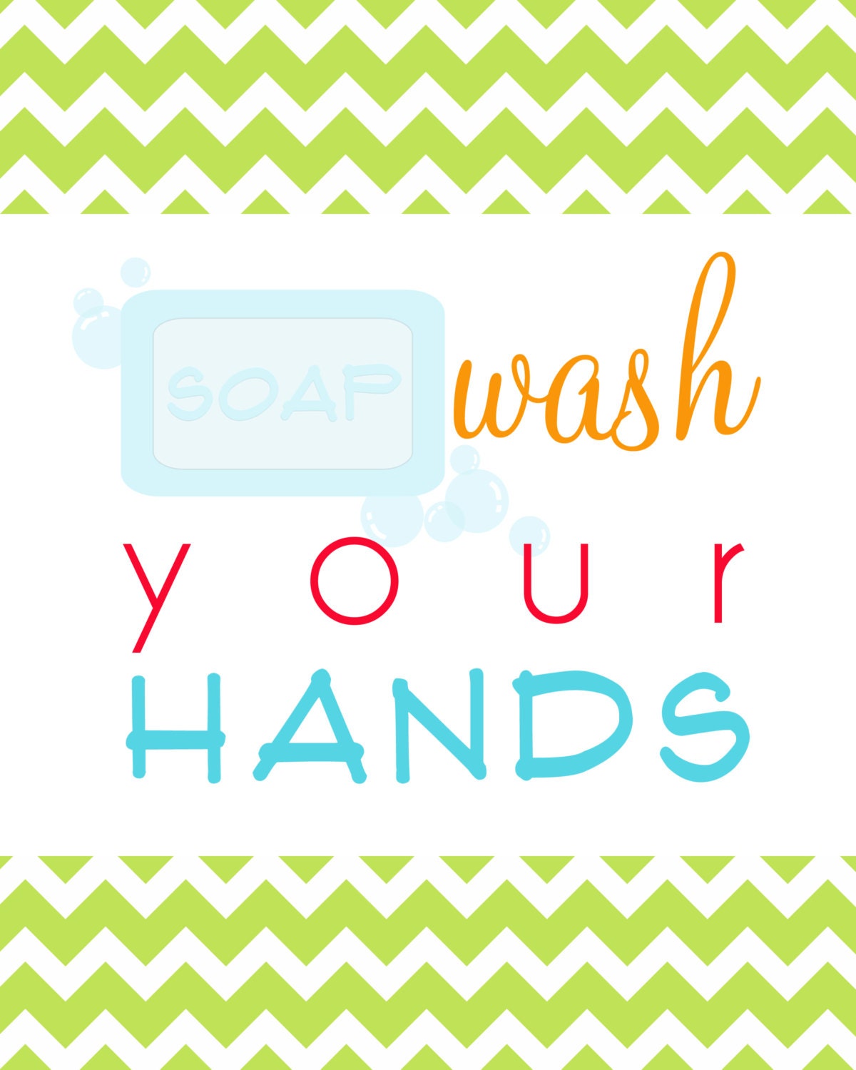 PRINTABLE ART PRINTS - Happy Hygiene Printable Bathroom Art by Petite Party Studio