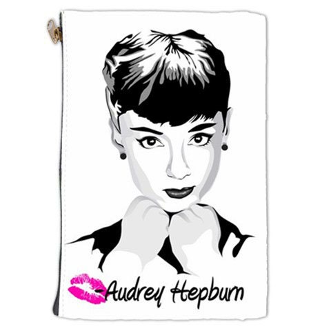 Audrey Hepburn Cosmetic Bag, Academy Awards bag, Audrey Hepburn Makeup bag