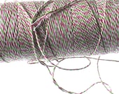 Watermelon Bakers Twine 240 yards pink, green and white full spool