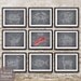 Butcher Art Collection - Set of 9 - 8x10 Art Print (Featured in Charcoal) (Customizable Colors)