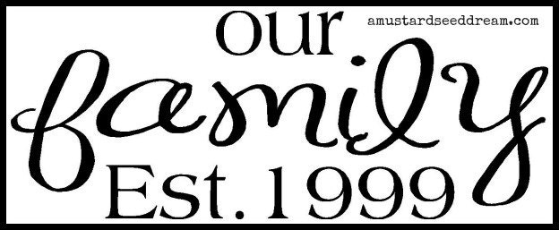 Our Family, Est. & the Year - Vinyl Wall Art, Graphics, Lettering, Decales, Stickers