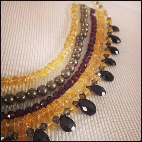 India Gemstone Necklace