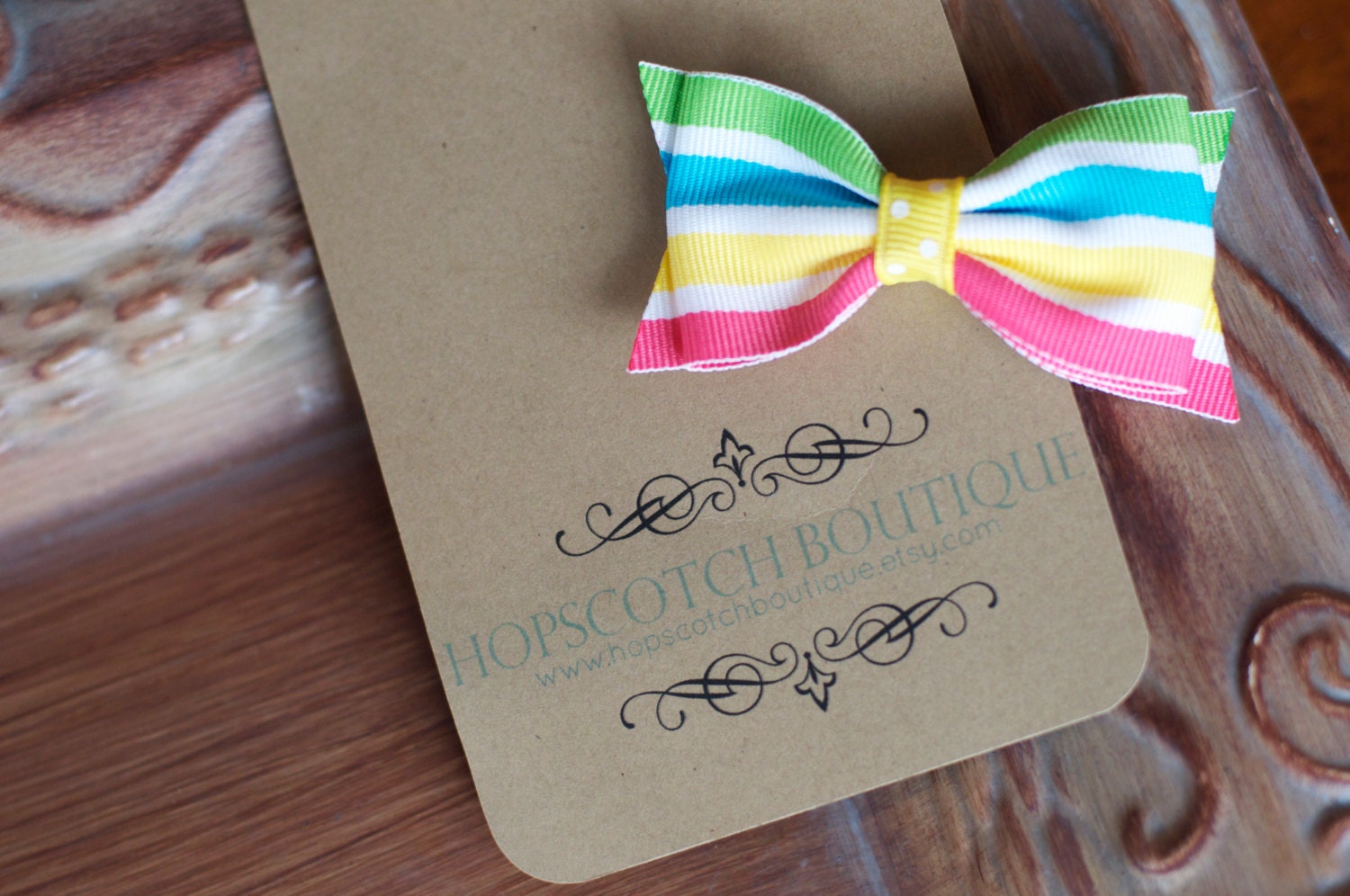 Patty clips in Caribbean Smoothie Hair Bow Hair Clip