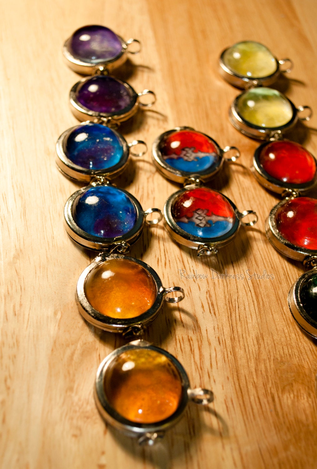 Diablo Orb Necklace- Choose from all Classes- Diablo Inspired Video Game Jewelry