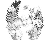 STUDIO SALE 100 Beats Per Melancholy - Original Illustration