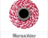 Maraschino - Red and White Baker's Twine by The Twinery - 240 Yard Spool