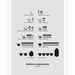 Light Gray Kitchen Conversions Art Print - Kitchen Art - Kitchen Posters - Black and White Home Decor - 8.5 x 11