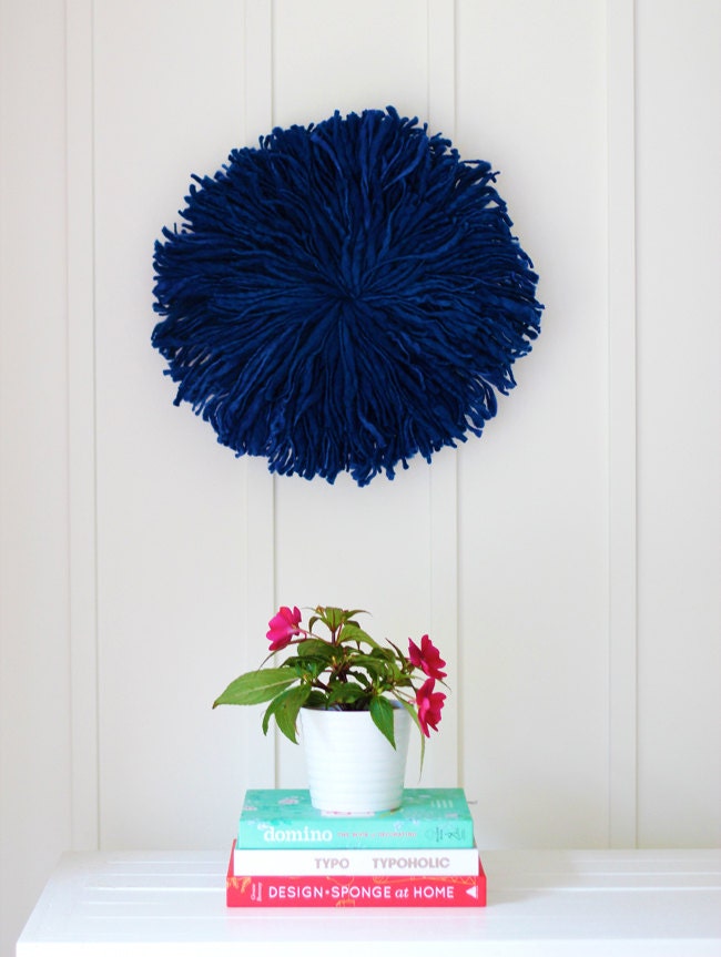 Indigo Blue Wool JuJu Hat