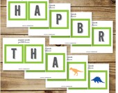 PRINTABLE Dinosaur Banner