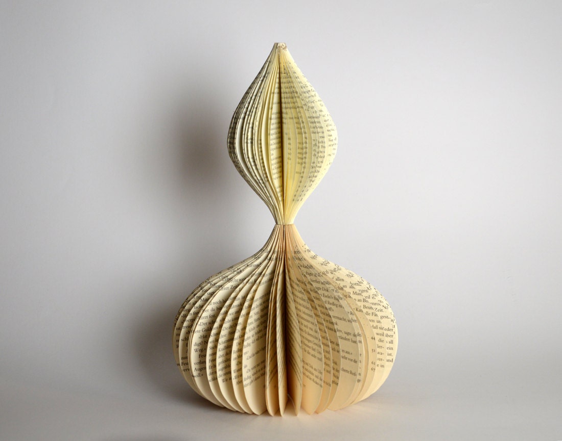 Double Book Sculpture - Book Art "Lektüre 2"