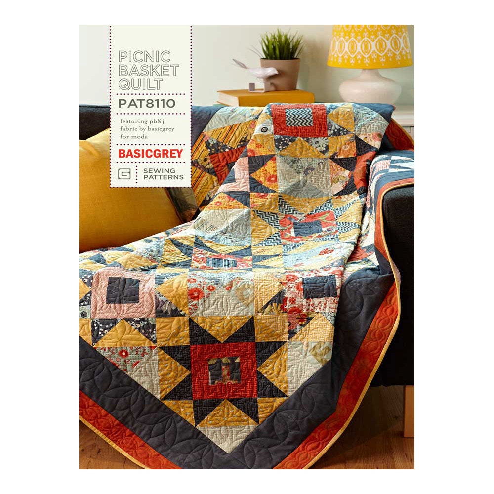Picnic Blanket Quilt Pattern by BasicGrey