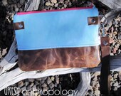 Baby Blue Wristlet