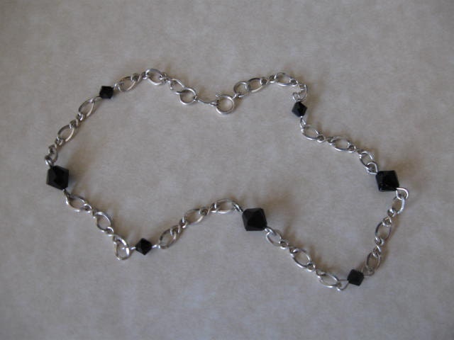 Swarovski Sterling Silver Anklet/Bracelet
