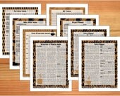 Coffee Printable Calendar Planner FuLL ADD-ON Kit pdf Grocery Bill Tracker Food Exercise Journal Party Project Sitter