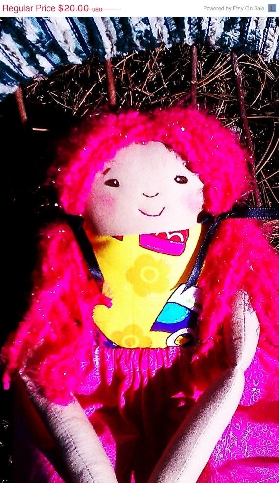 Embroidery Face Cloth Doll
