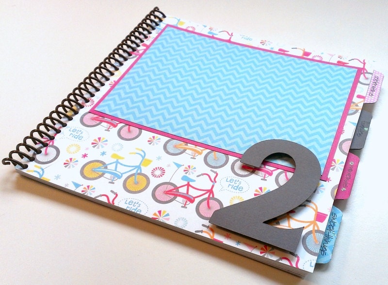 Baby Memory Book Girl/Birthday Album Photo Book and Journal - ELLIE Design Il_570xn