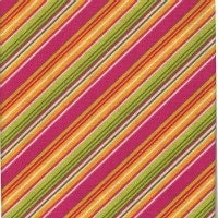 ON SALE 1 yard Riley Blake Summer Song Pink Summer Stripe C7056