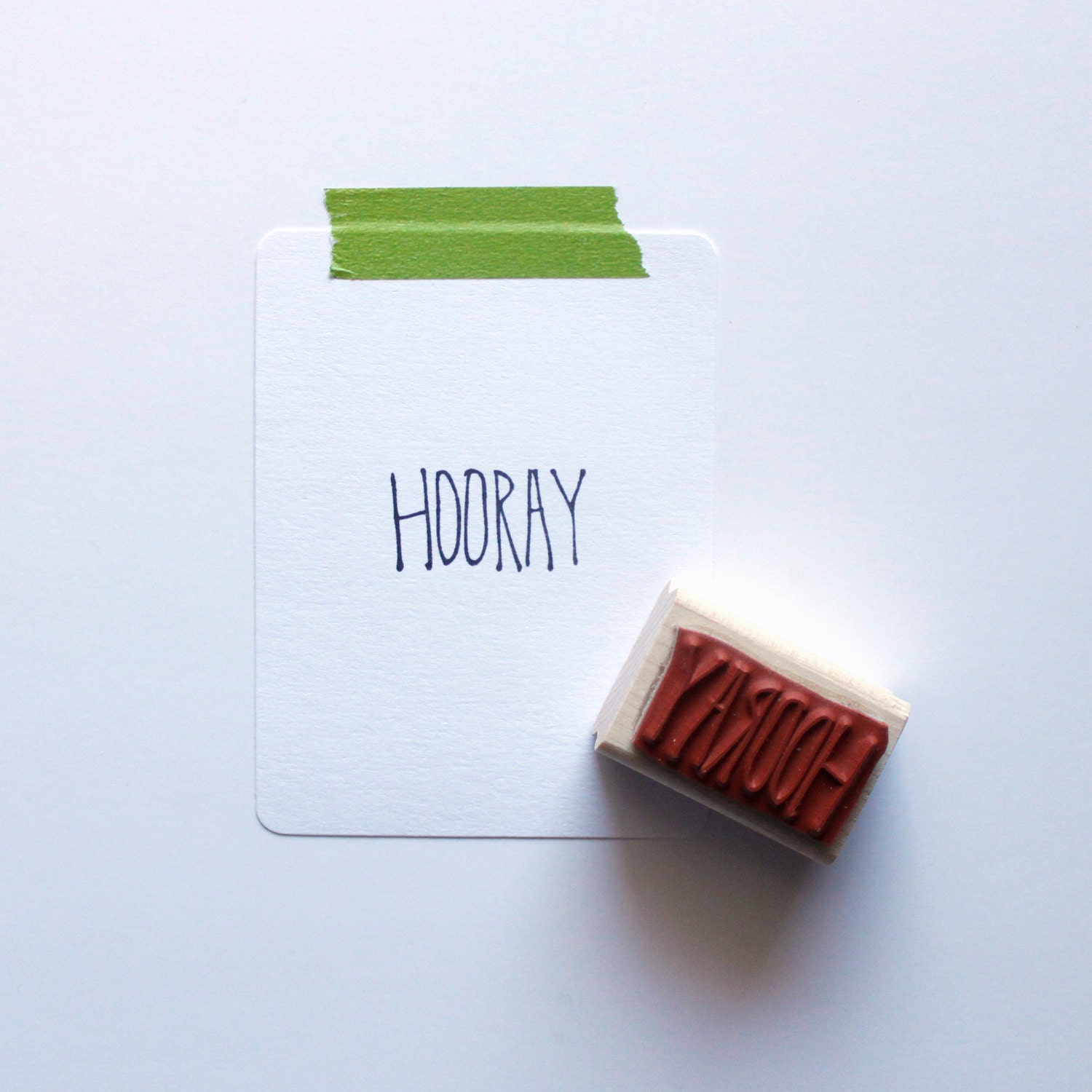 Hooray Rubber Stamp