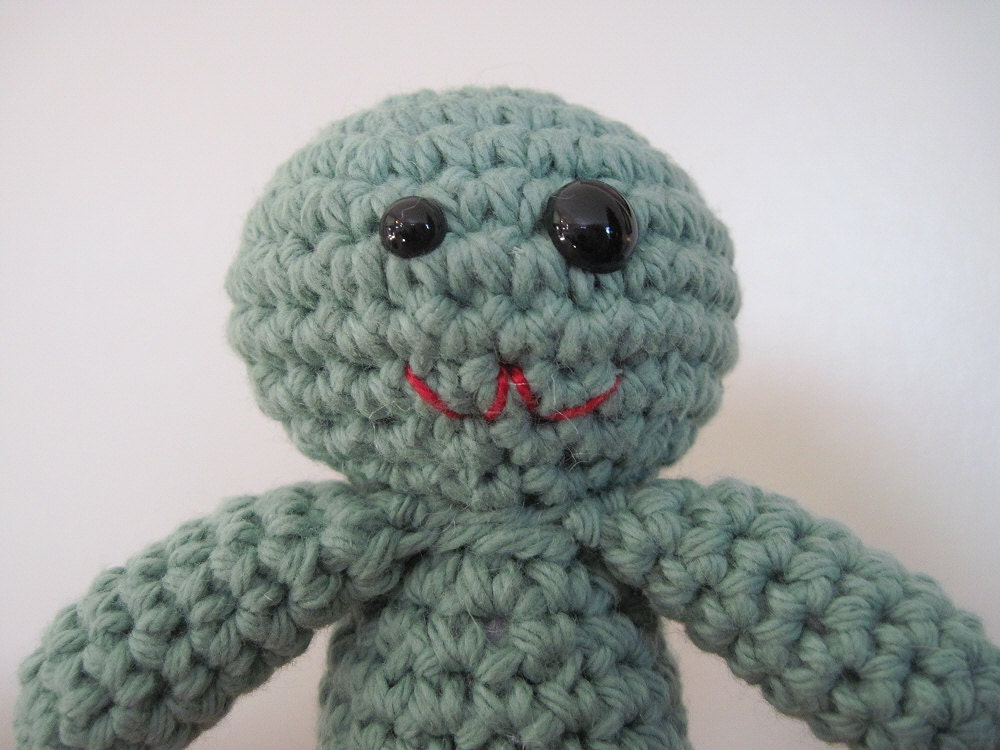 Cute Crocheted Chibi Zombie