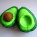 Felt Food Avocado set eco friendly childrens pretend play food for toy kitchen